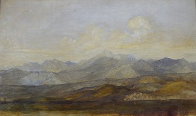 Die Carrara-Berge von Pisa, 1845 - 1846 von George Frederick Watts